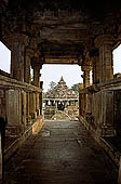 Khajuraho - the Nandi mandap from the porch of the Visvanatha Temple 